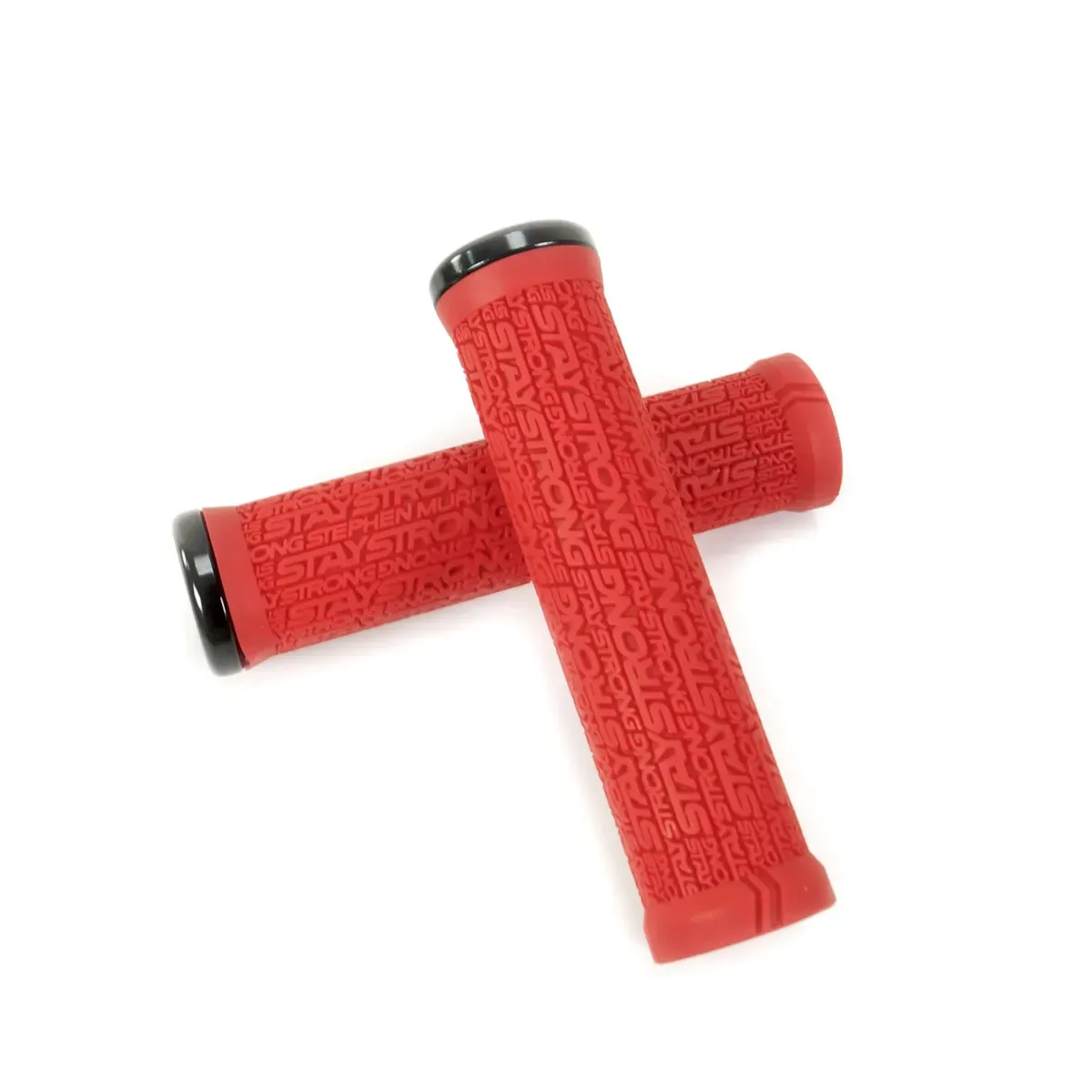 Odi Stay Strong X React. V2.1 Lock Grips Red/Black Clamps